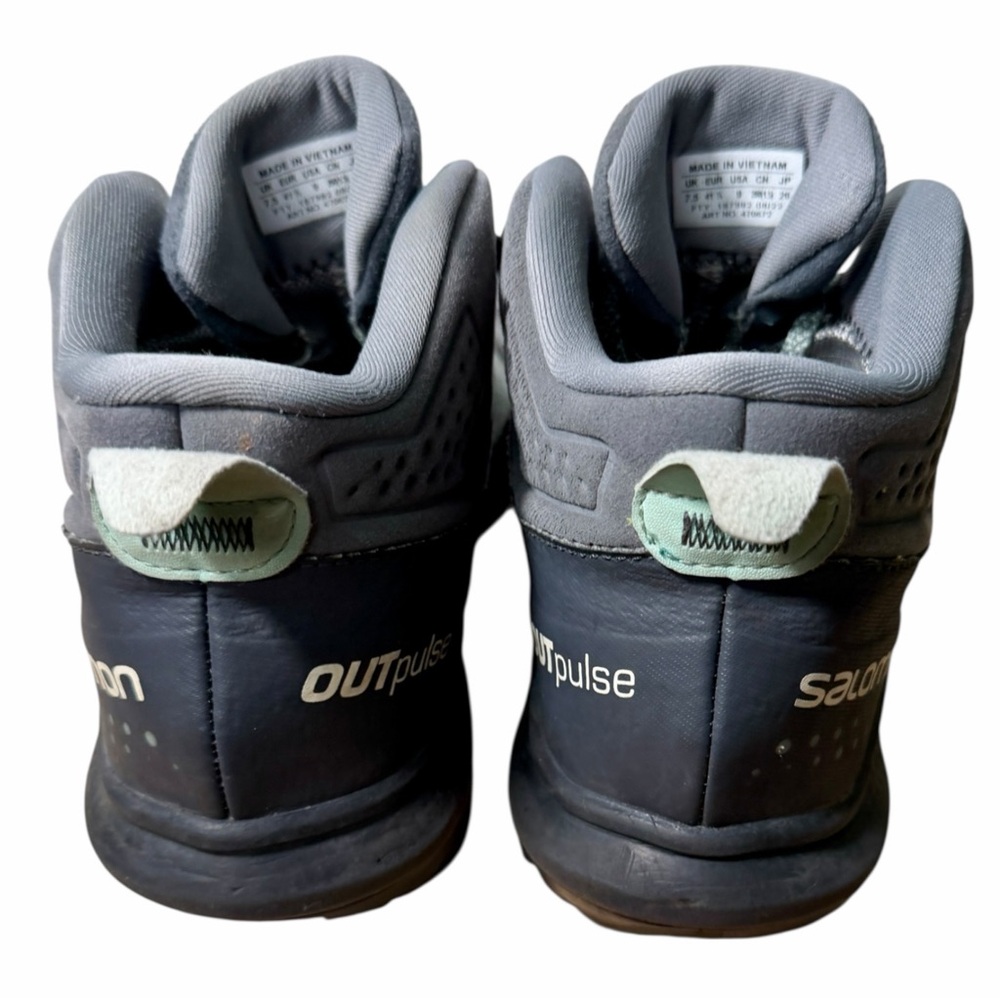 Salomon‎ Outpulse Mid GTX Goretex Waterproof Hiking Boots Womens Size 9 - Picture 3 of 5